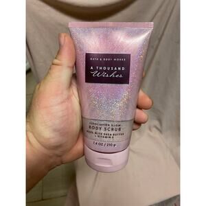 ALL NEW A Thousand Wishes Exfoliating GLOW Body Scrub 7.4 oz Bath & Body Works